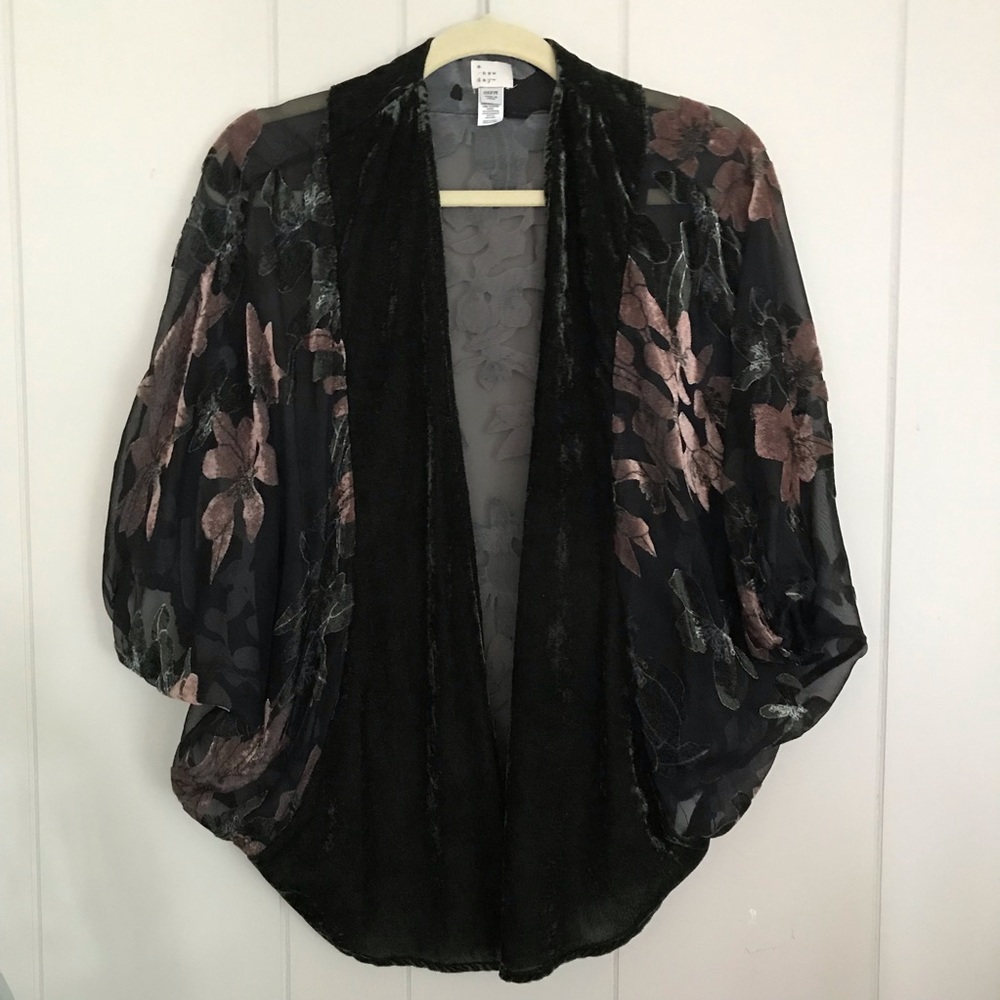 Kimono Velvet and Sheer